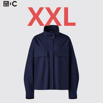 코튼 스탠드 카라 셔츠 자켓 유니클로 C