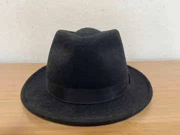 블랙 울 펠트 햇