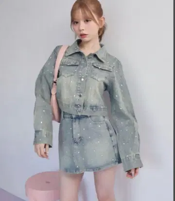 티티앤코 비쥬 데님 셋업