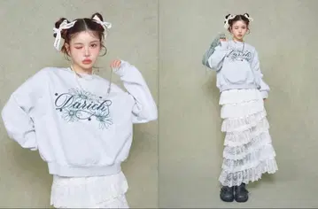 darich 거베라 모티브 풀오버 하자품