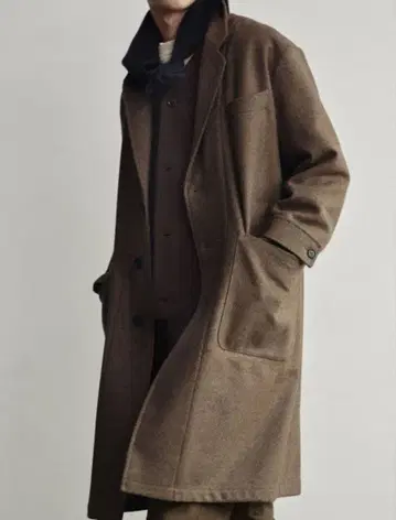 MHL, 브라운 체스터 코트 L 사이즈