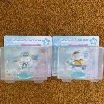 Happy 복권 시나모롤 아이돌 룩북 피규어상 2세트