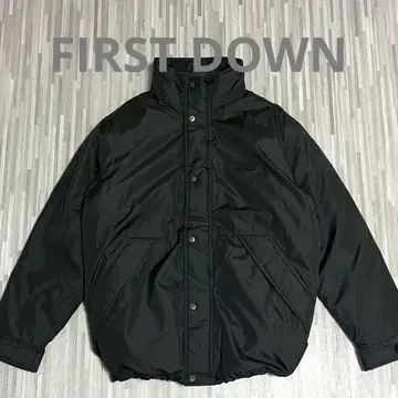 퍼스트 다운 2way 자켓 플리스 x 나일론 블랙 LL