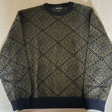 [초레어] thisisneverthat 다이아몬드 패턴 니트 L