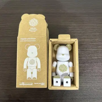 오사카 간사이 박람회 일본관 한정판 BE@RBRICK 100% 베어브릭