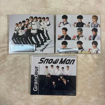 SnowMan Grandeur 3 형태 세트
