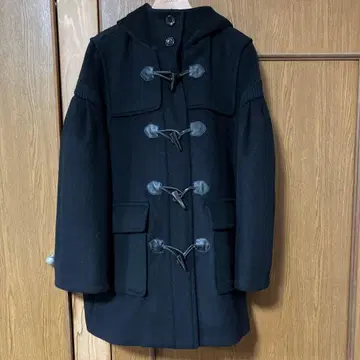 muveil work 블랙 더플 코트