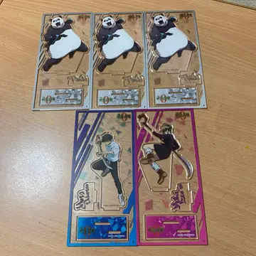 제일복권 극장판 주술회전 0 아크릴 스탠드 팬더 선배 등 5장 세트