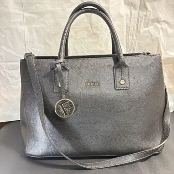 새상품급 FURLA 훌라 핸드백 숄더백 블랙 블랙 2way