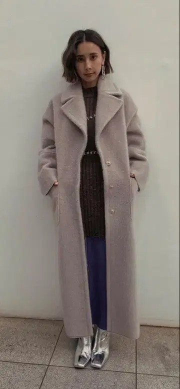 아메리빈티지 BLANKET LIKE FAKE MOUTON COAT