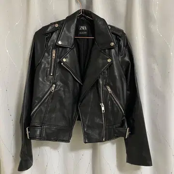 ZARA 블랙 라이더 자켓 S