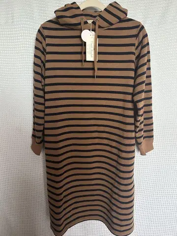 하트마켓 롱 후드 원피스 속기모 새상품