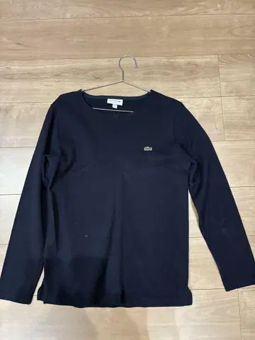 LACOSTE 슬림핏 긴팔 셔츠 네이비