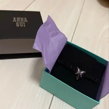 ANNA SUI 나비 모티브 초커