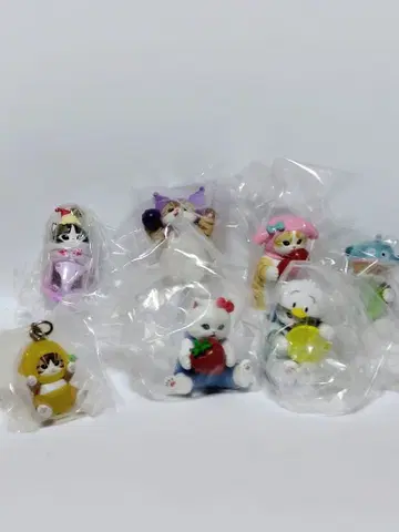 산리오 모프 샌드 나리키리 피규어 컴플리트 세트