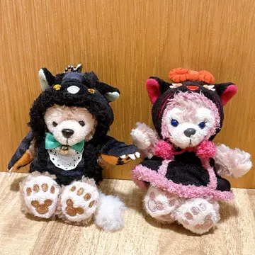 더피 셰리메이 검은 고양이 인형 배지