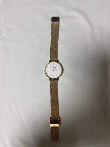 Daniel Wellington 골드 메쉬 시계