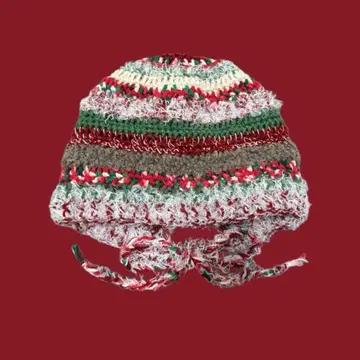 바라클라바 후드 모자 핸드메이드 손뜨개질 니트