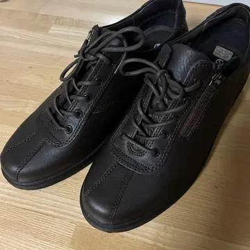 ecco 에코 컴포트 슈즈 가죽 스니커즈 24.5EEE