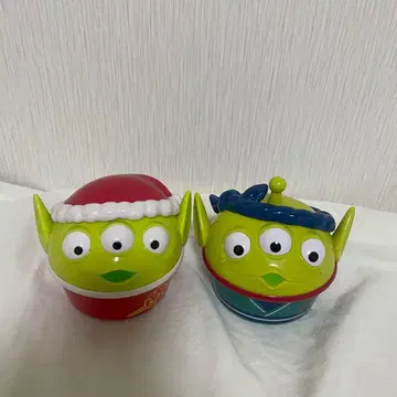 리틀 그린맨 용기 디즈니 여름 축제 크리스마스