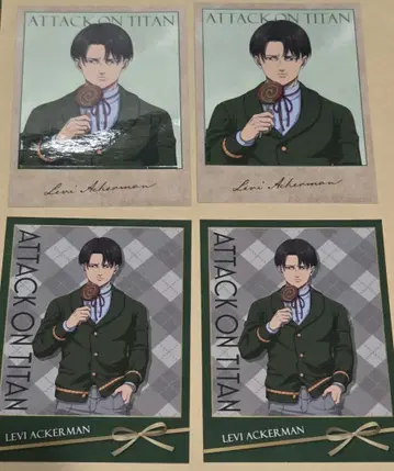 진격의 거인 리바이 인스턴트 사진풍 브로마이드 Break Time