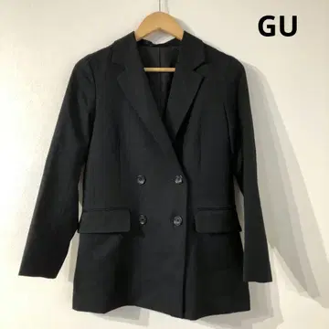 [ 새상품급 ] GU 블랙 테일러드 자켓 오피스 캐주얼