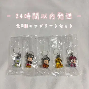 전 5종 컴프 디즈니 캐릭터 마츠모토 세이지 메지루시 액세서리