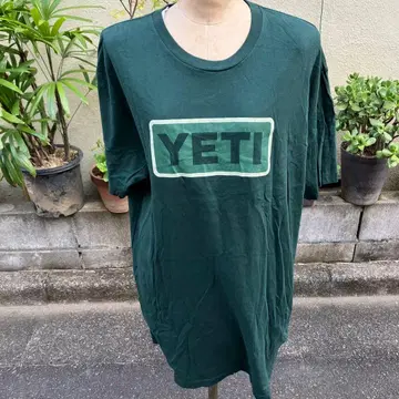 YETI T셔츠 그린 XL 사이즈