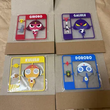 개구리 중사 케로로 러버 코스터 묶음 판매 기로로 쿠루루 도로로 가루루