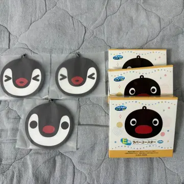 세가 럭키 쿠지 PINGU E상 러버 코스터 3개 세트