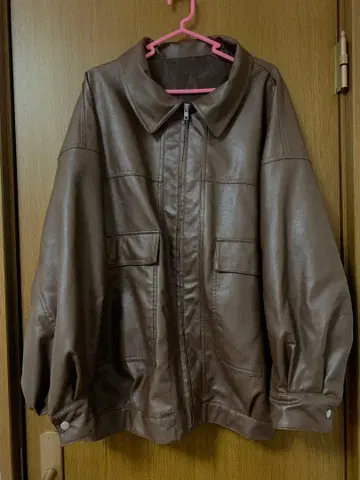 [ 미사용 ] 헤더 인조 가죽 BIG 블루종