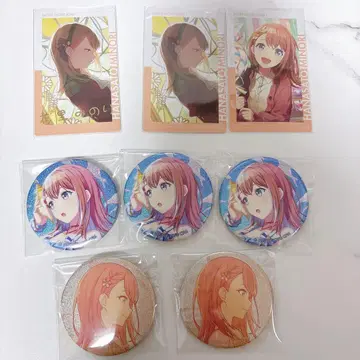 프로세카 하나사토 미노리 22A 에피카 금박 글리터 캔뱃지