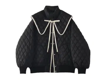 리본 퀼팅 자켓