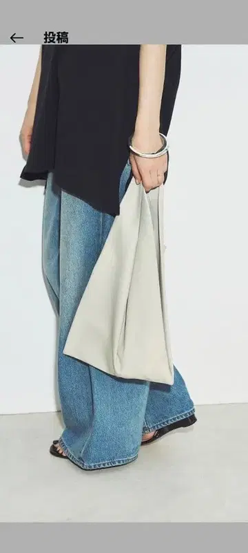 plage/플라주 les Tendre leather 백 내추럴