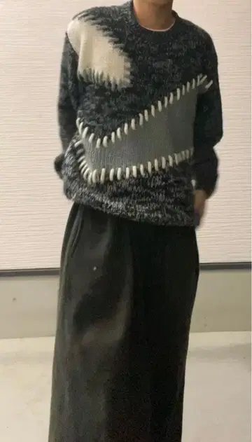 y2k 00s 니트 민족계