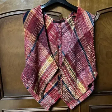 미사용 새상품 사오리 직조 베스트