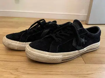 CONVERSE SKATEBOARDING 스웨이드 스니커즈 블랙