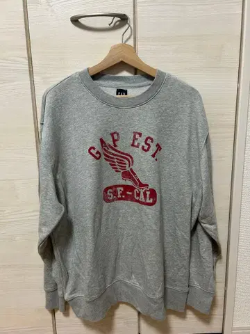 GAP 그레이 맨투맨 트레이닝복