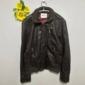 URBAN RESEARCH 가죽 자켓 40 브라운 라이더스