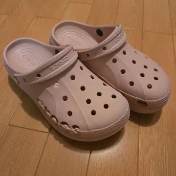 crocs 핑크 클로그 샌들