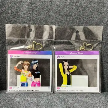 오샤레 마녀 Love and Berry SNS풍 아크릴 키링 세트