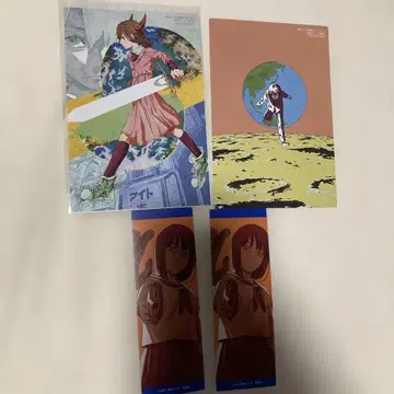 나유타 혜택 엽서 후지모토 타츠키 책갈피 체인소 맨