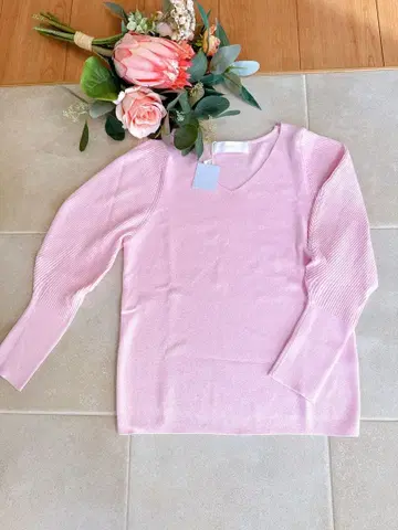 노리즈소피 핑크 니트