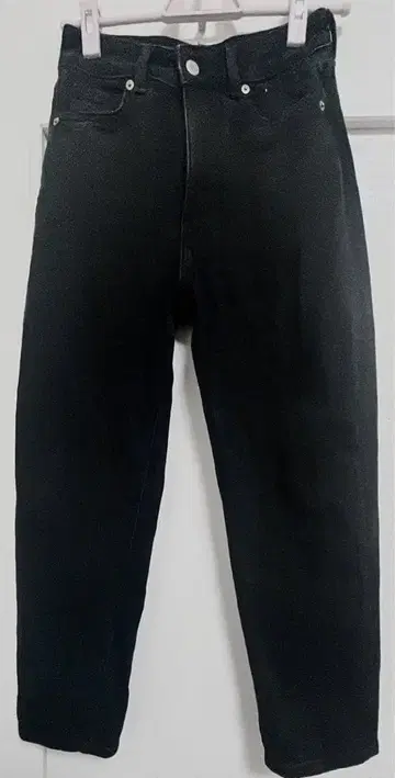 H&M 스키니 데님 팬츠 블랙 EUR34