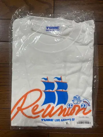 TUBE LIVE 라이브 셔츠 XL 화이트