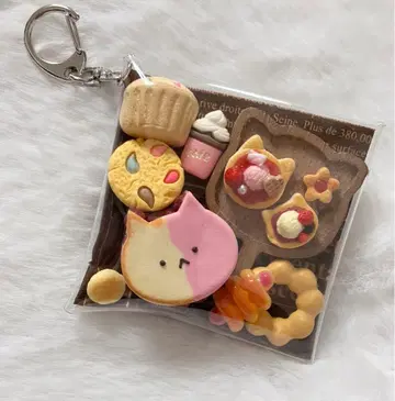 가챠 파우치 [ 고양이 샌드 쿠키 ]