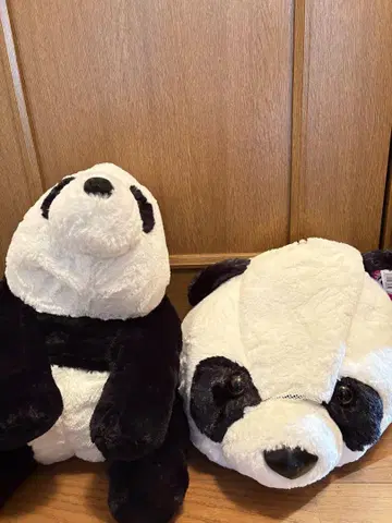 팬더 2세트 봉제 인형 미사용 새상품