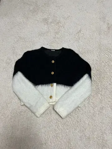 SNIDEL 모헤어 니트 자켓