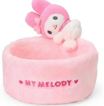 산리오 마이멜로디 마스코트 포함 원형 소품함