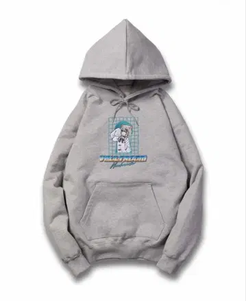 VOLTROOM 나쵸상 후드티 그레이